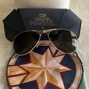 Diff Captain Marvel Aviator Sunglasses